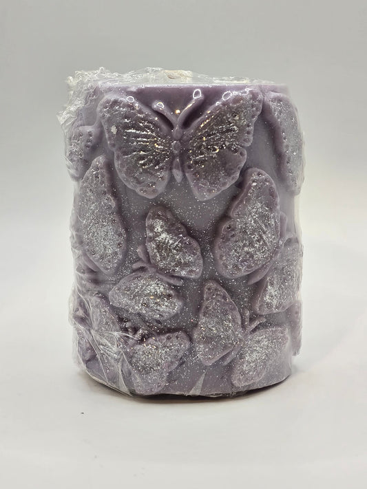 Butterfly Piller Candle-9.5oz