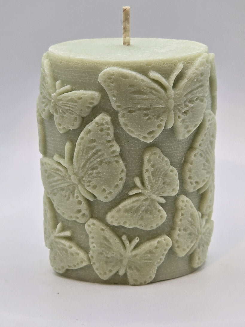 Butterfly Piller Candle-9.5oz