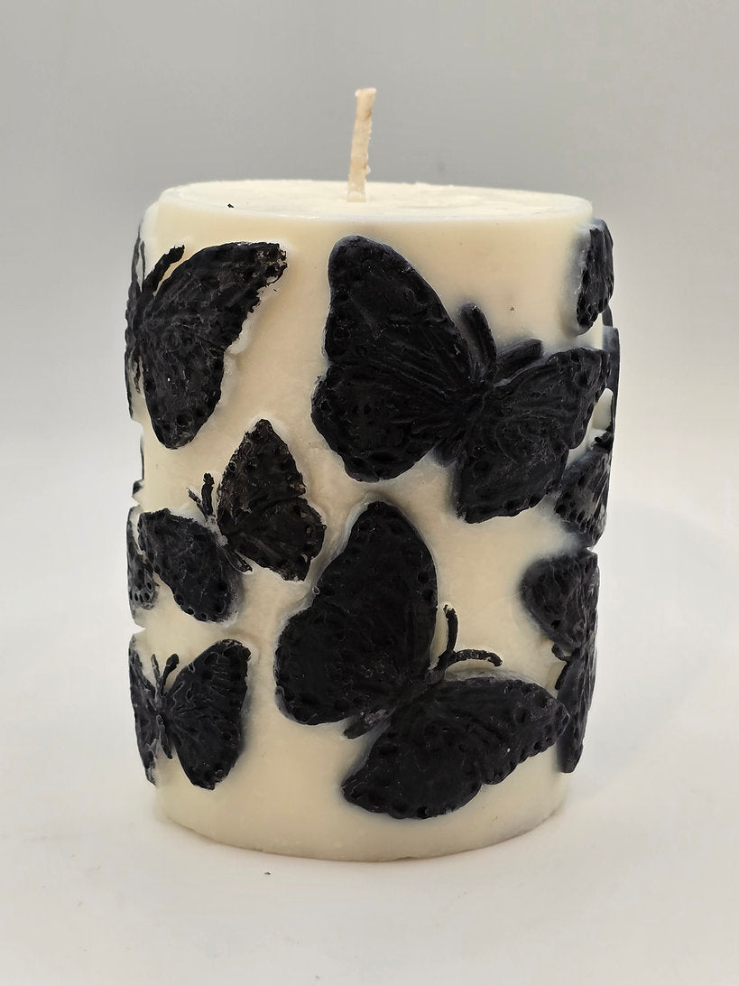 Butterfly Piller Candle-9.5oz
